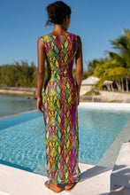 ELECTRIC SKIN - Maxi Tank Dress • Multi Neon