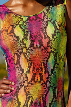 ELECTRIC SKIN - Maxi Tank Dress • Multi Neon