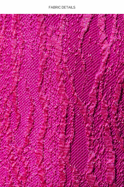 WAVE CHASER - Asymmetrical Cut Out Ring Bodysuit • Fuchsia