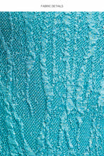 WAVE CHASER - Double Loop Bandeau Long Dress • Aqua