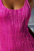 WAVE CHASER - Bodycon Tank Mini Dress • Fuchsia