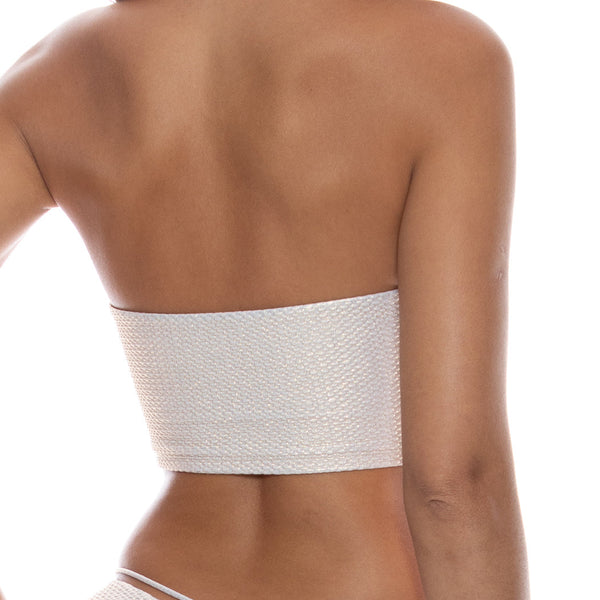 LUMINOUS - Double Loop Bandeau Crop Top