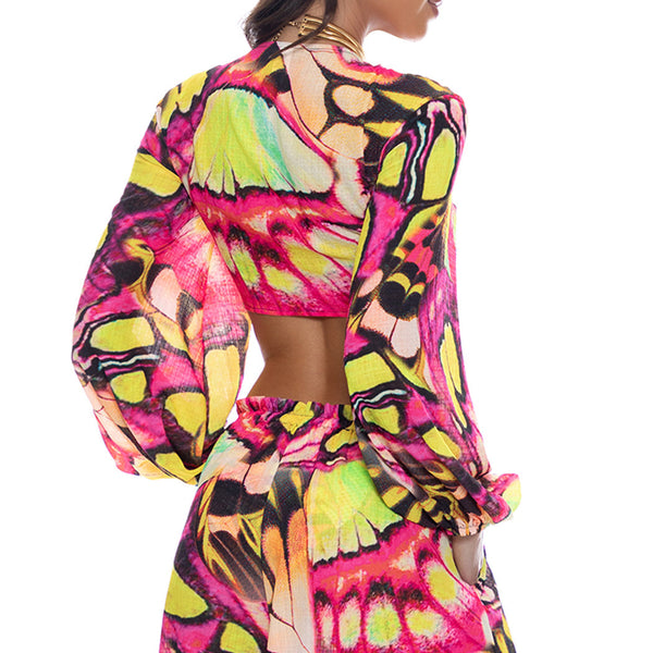 FLUTTER - Multiway Tie Crop