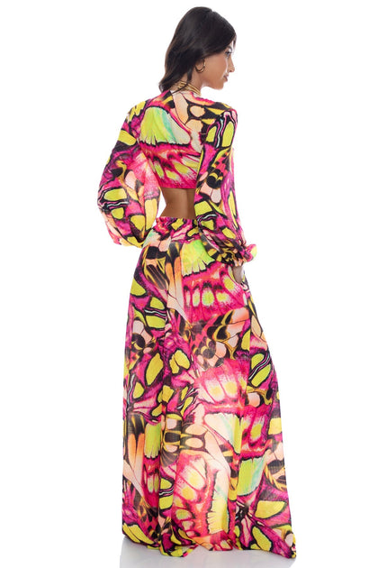 FLUTTER - Multiway Tie Crop & Palazzo Pant • Multicolor