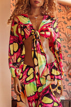 FLUTTER - Multiway Tie Crop & Palazzo Pant • Multicolor