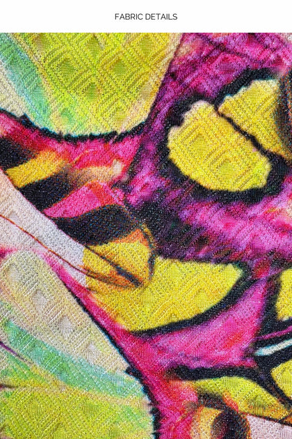 FLUTTER - Peek A Boo Rings Bodycon Dress • Multicolor