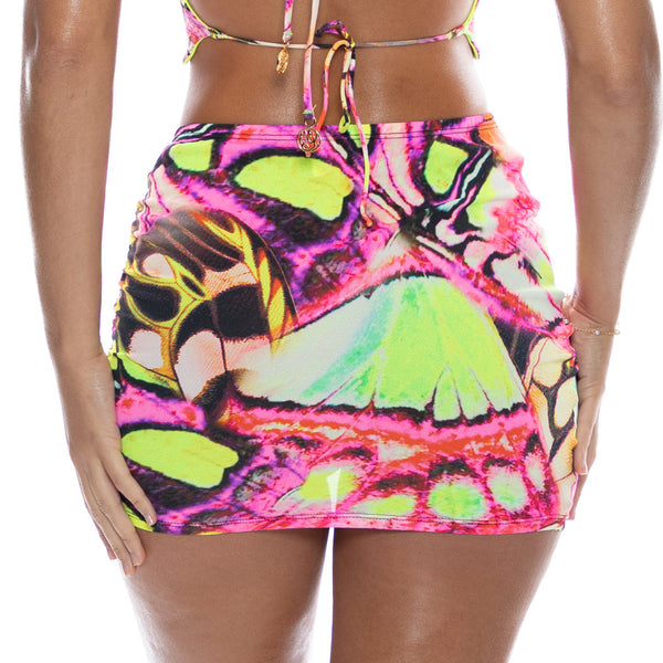 FLUTTER - Scrunch Up Mini Skirt