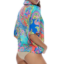 IN THE GROOVE - Short Sleeve Collared Blouse