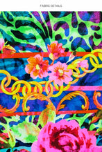 WILD BLOOMS - Halter Ring Long Dress • Multicolor