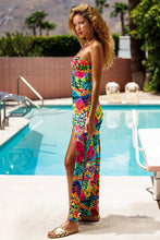 WILD BLOOMS - Halter Ring Long Dress • Multicolor