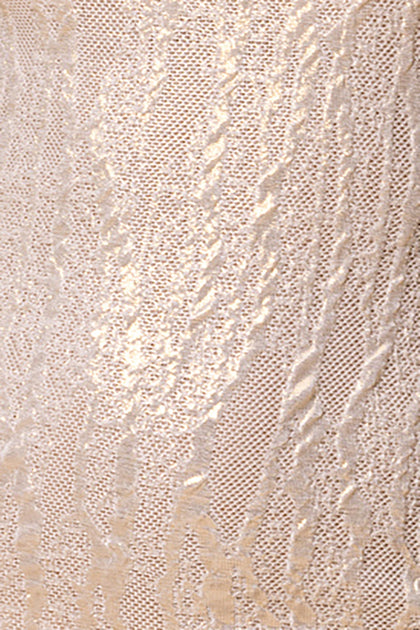 OPALESCENCE - Crop Top & Twist Front Skirt • Cream