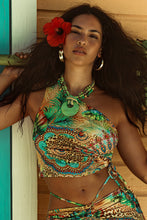 SUN STONES - One Shoulder Top & Adjustable Shirred Maxi Skirt  • Multicolor