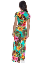 VISIONS OF PARADISE - Crop Top & Chain Skirt • Multicolor