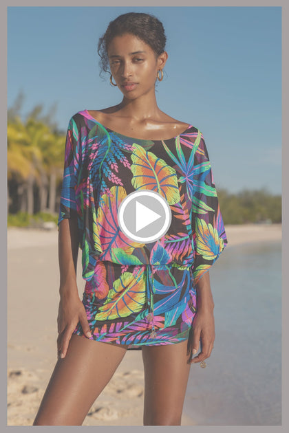 NEON NIGHTS - South Beach Dress • Multicolor