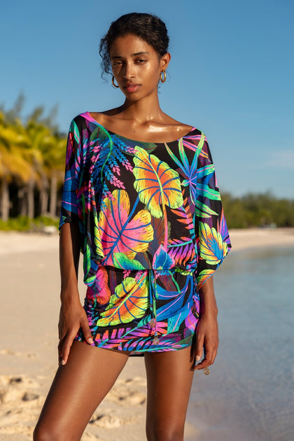 NEON NIGHTS - South Beach Dress • Multicolor