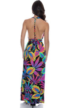 NEON NIGHTS - Convertible Maxi Dress • Multicolor