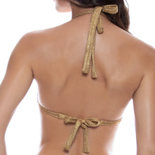 GOLDEN SUNSET - Triangle Halter Top