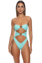 SUNKISS GLOW - Cut Out One Piece • Aqua