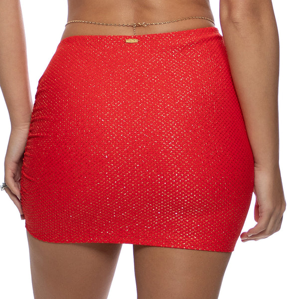 SUNKISS GLOW - Scrunch Up Mini Skirt