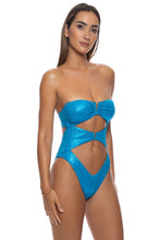 LIQUID VOLTAGE - Cut Out One Piece • Blue