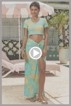 SAVAGE ESSENCE - Crop Top & Twist Front Skirt • Multicolor