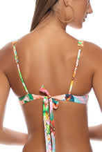 OPULENT EDEN - Wide Strap Ruched Underwire Top & Seamless Full Ruched Back Bottom • Multicolor
