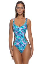 ENCHANTED MIRAGE - Strappy Cut Out One Piece • Multicolor