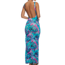 ENCHANTED MIRAGE - Drawstring Peek A Boo Maxi Dress