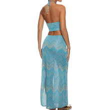 TIDAL SHIMMER - Double Loop Bandeau Long Dress