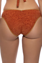 BUNGALOW BABE - Luxe Stitch Free Form Removable Strap Bandeau Top & Luxe Stitch Seamless Full Ruched Back Bottom • Brown