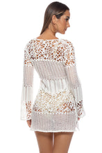 DAY TO NIGHT - Long Sleeve Short Dress • Ivory