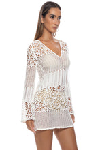 DAY TO NIGHT - Long Sleeve Short Dress • Ivory