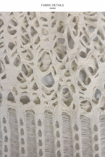 DAY TO NIGHT - Long Sleeve Short Dress • Ivory