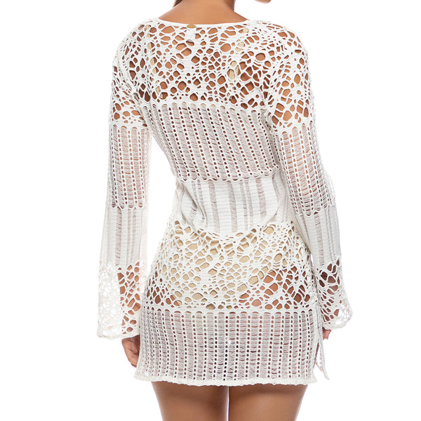 DAY TO NIGHT - Long Sleeve Short Dress