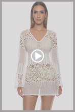 DAY TO NIGHT - Long Sleeve Short Dress • Ivory