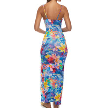 UNDERWATER DREAMING - Ruched Front Tank Maxi Dress