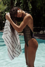 MIDNIGHT CURRENTS - Deep V One Piece • Black