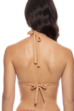 HIGH NOON HEAT - Triangle Halter Top & Seamless Full Ruched Back Bottom • Multicolor