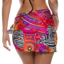 WILD VOLTAGE - Sarong Mini Skirt