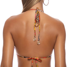 TROPICAL MAJESTY - Triangle Halter Top