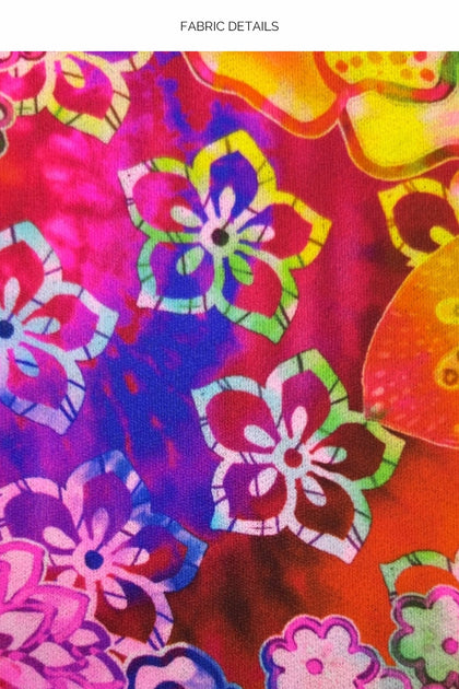 BLOOMING SPARK - Adjustable Tank Top & Twist Front Skirt • Multicolor