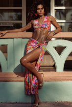 BLOOMING SPARK - Adjustable Tank Top & Twist Front Skirt • Multicolor