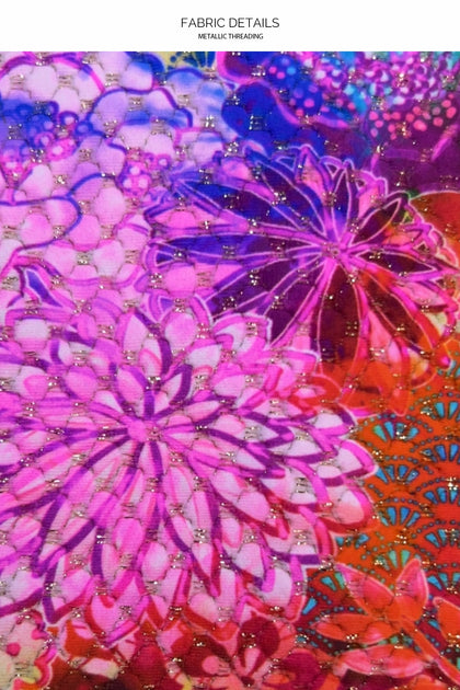 BLOOMING SPARK - Strappy Sides Bodysuit • Multicolor