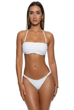 SWEET LOVE - Free Form Bandeau Top & Moderate Bottom • White