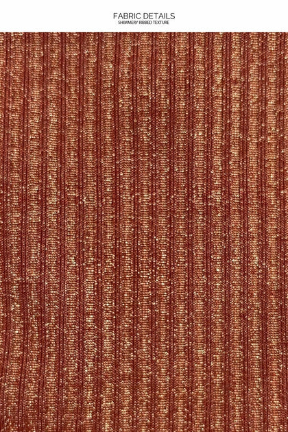 TOASTED GLOW - Underwire Push Up Bandeau Top & Scrunch Up Mini Skirt • Brown | Gold