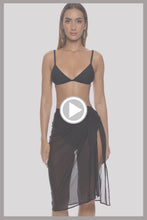 SHEER INTENTIONS - Long Wrap  • Black