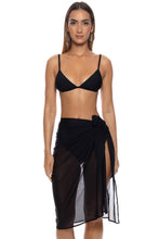 SHEER INTENTIONS - Long Wrap  • Black
