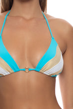 FORBIDDEN TIDE - Waves Ring Triangle Top & Ring Brazilian Bottom • Multicolor