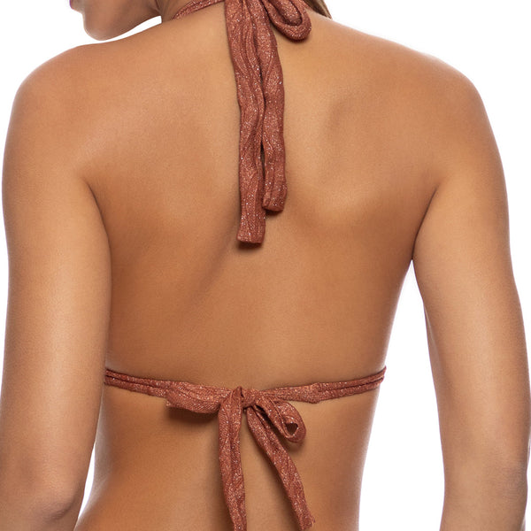 MUSE GLOW - Ring Triangle Halter Top
