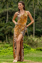 TIGRESSA - Halter Long Dress • Multicolor